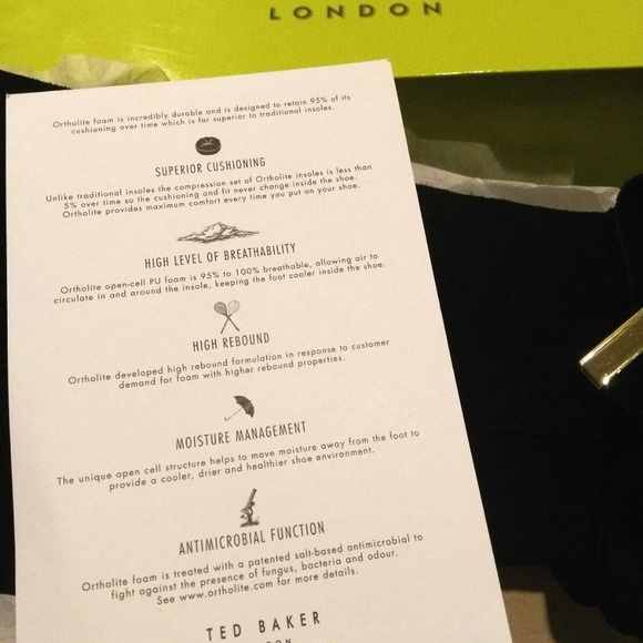 Ted Baker London NEW Tall Riding Boots Suede Leather OrthoLite Comfort BLACK 10 - Picture 7 of 13